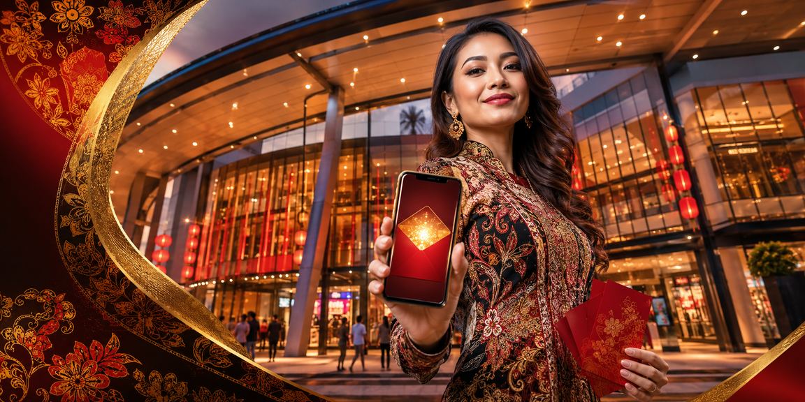 Raya red packet bonus in Johor Bahru for the mega888apk lottery promotion